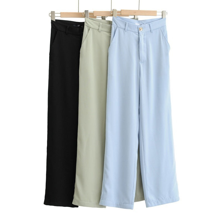 Pantalon Casual-Pierna Ancha