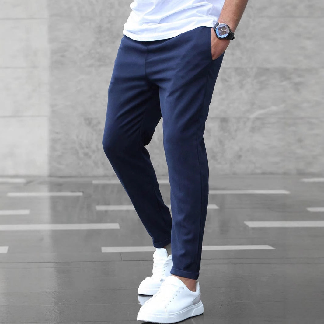 Pantalon Slim de Cintura Ajustable
